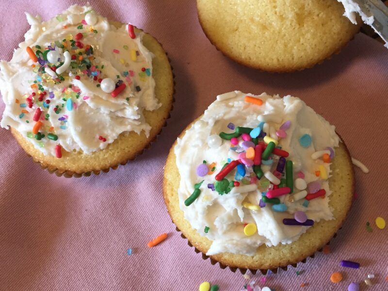 Bev Shaffer - Jimmies and Everyday Cupcakes - Cupcakes with Sprinkles