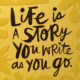Bev Shaffer - The Birthday Card - Life is a Story You Write as You Go