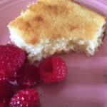 Bev Shaffer - Funky Lemon Cake - Cake Plated with Berries