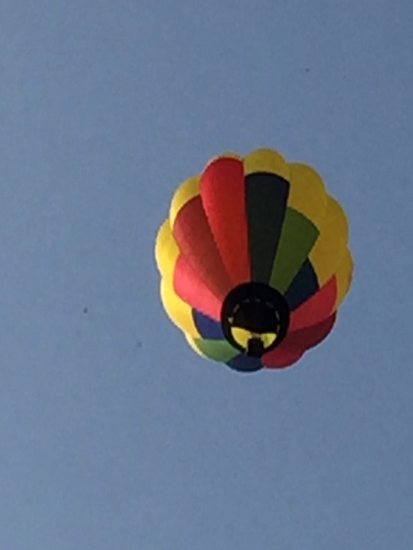 Bev Shaffer - When It's Been A Stressful Week - Multi-Colored Hot Air Balloon