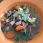 Bev Shaffer - Planned Over Ham and Bean Soup - Plated in Bowl